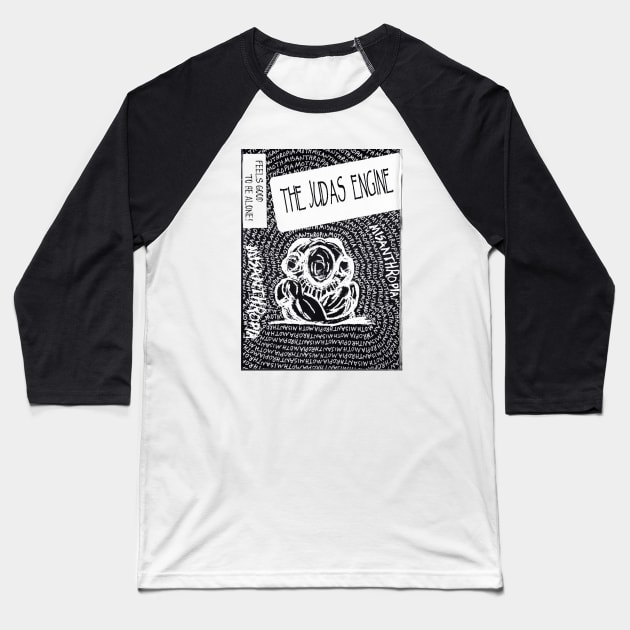 The Judas Engine_Misanthropia Baseball T-Shirt by texaspoetrope